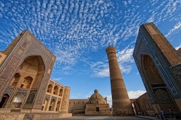 the kalan complex in Bukhara, Uzbekistan