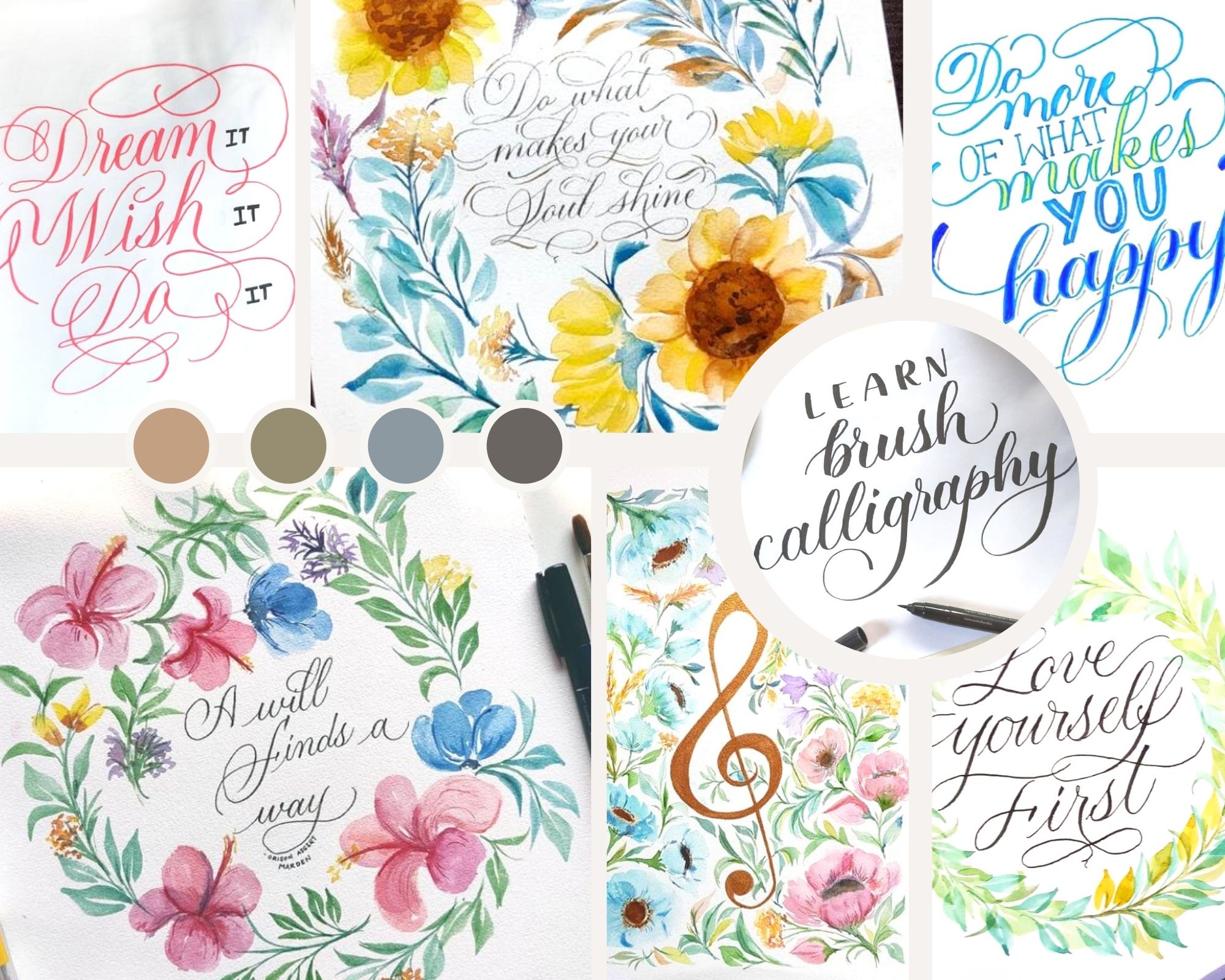 Calligraphy Painting - Senior Citizen Art workshop