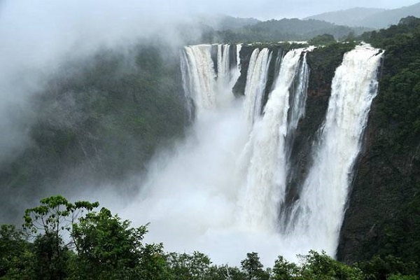 Sunrise at Jog Waterfall Senior Citizen Tour