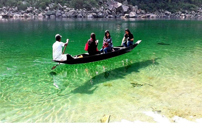 serene lake in meghalaya